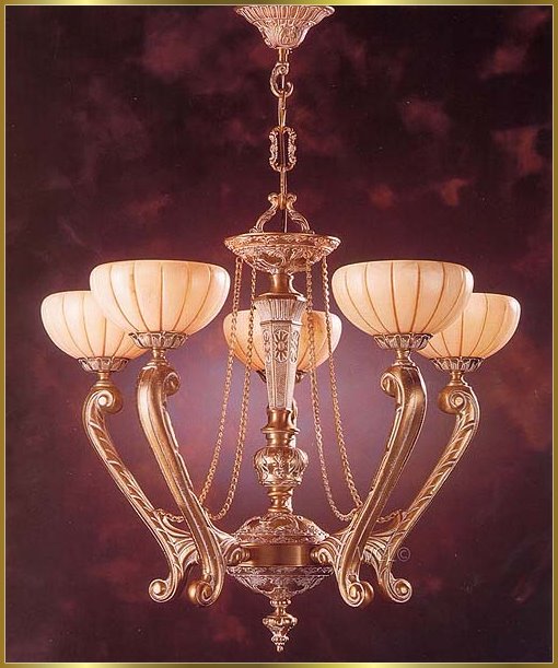 Alabaster Chandeliers Model: RL 1302-72